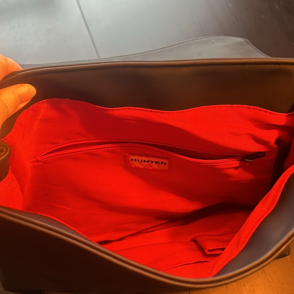 Hunter Black Rubberized Backpack - image 2